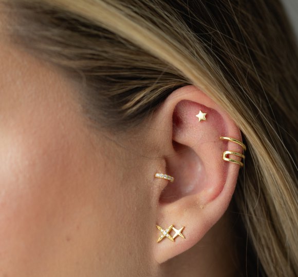 Mini star labret