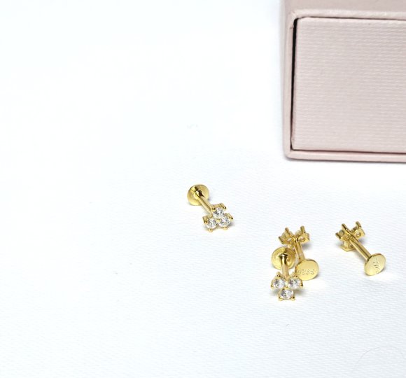 Bling diamonds labret