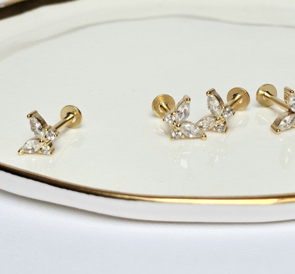 Butterfly labret