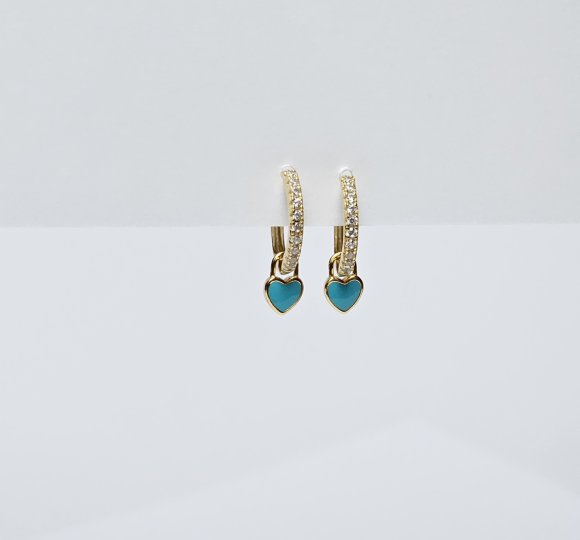 Candy heart turquoise