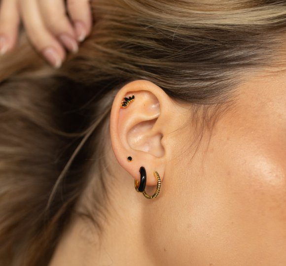 Marquise balck piercing 