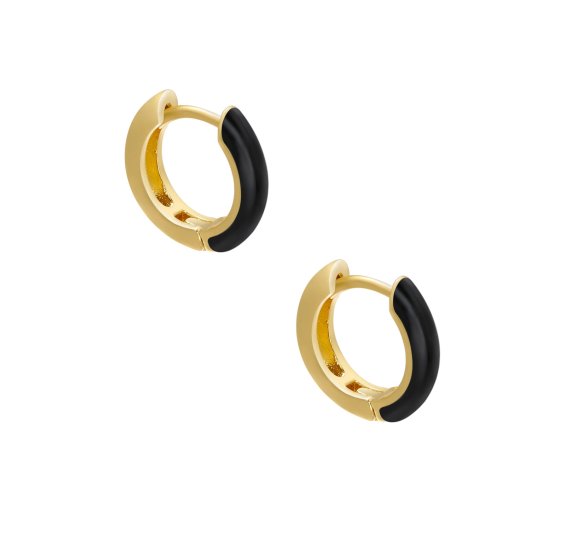 Hoop enamel black