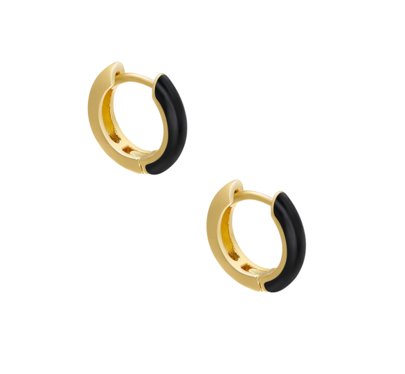 Hoop enamel black