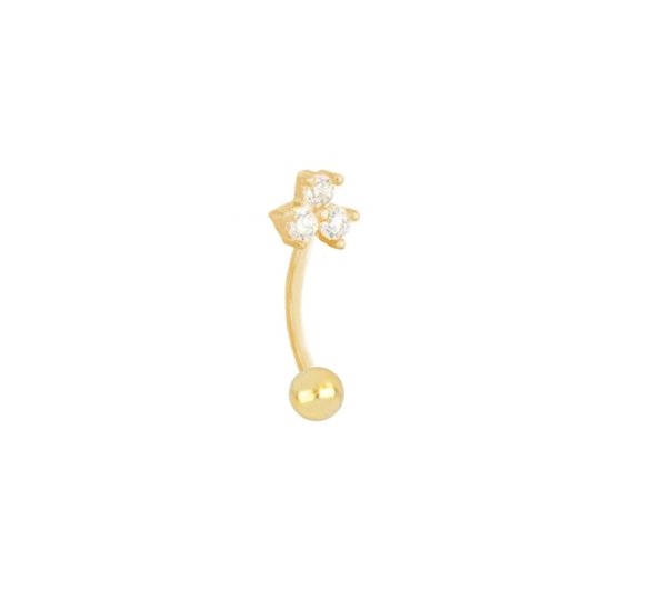 Bling rook piercing 