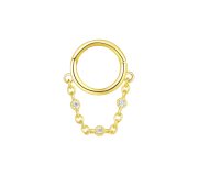 Helix hoop with chain