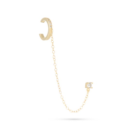 Zircon dot and cuff