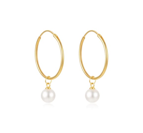 Pearl hoops