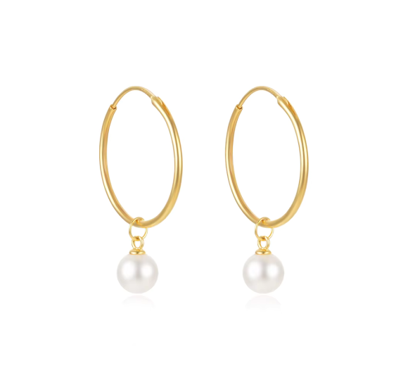 Pearl hoops