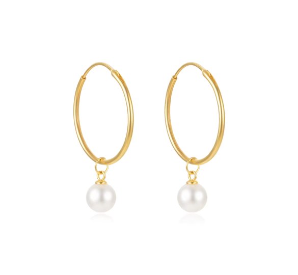 Pearl hoops