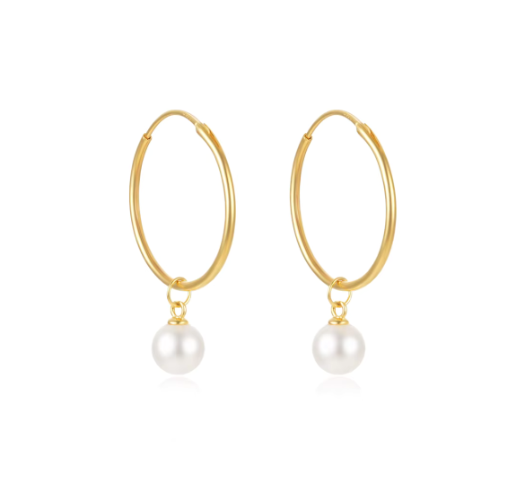 Pearl hoops
