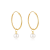 Pearl hoops
