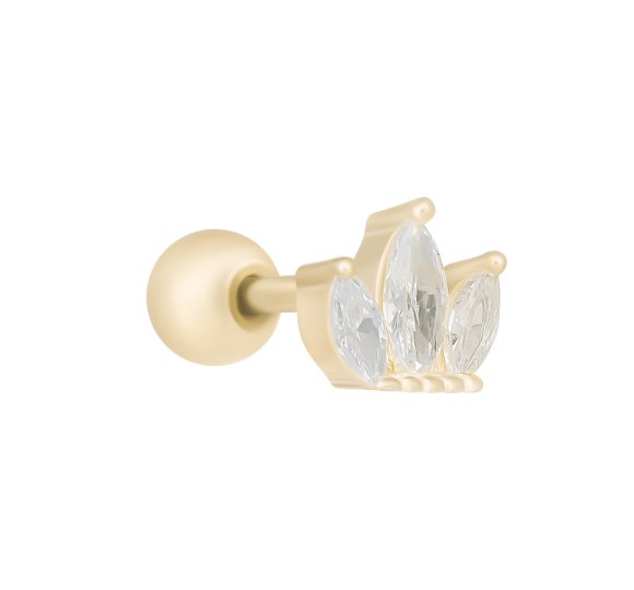 Markiza white piercing