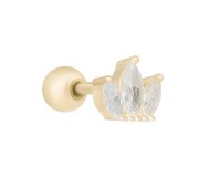 Markiza white piercing