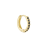 Black zircon hoop S