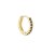 Black zircon hoop S