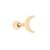 Half moon piercing