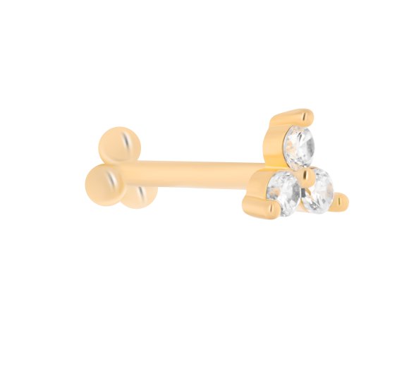 Reversible trinity piercing
