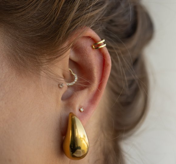Teardrop stud L