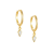 Classic diamond hoop