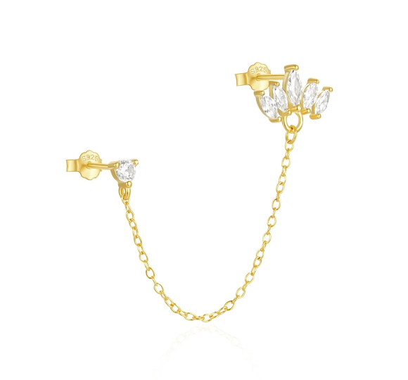 Marquise double stud 