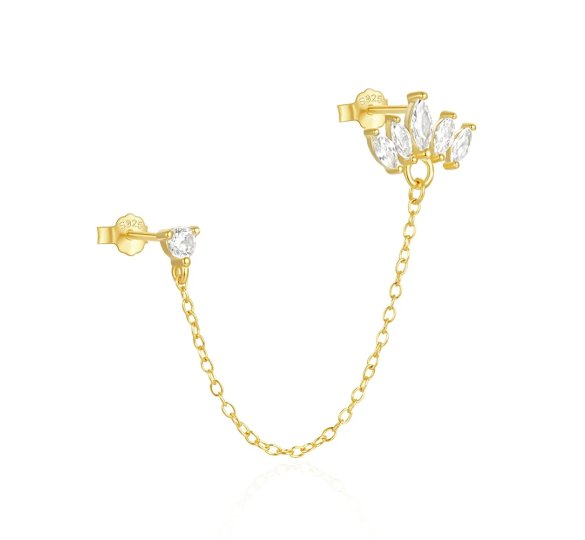 Marquise double stud 