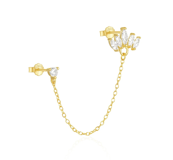 Marquise double stud 