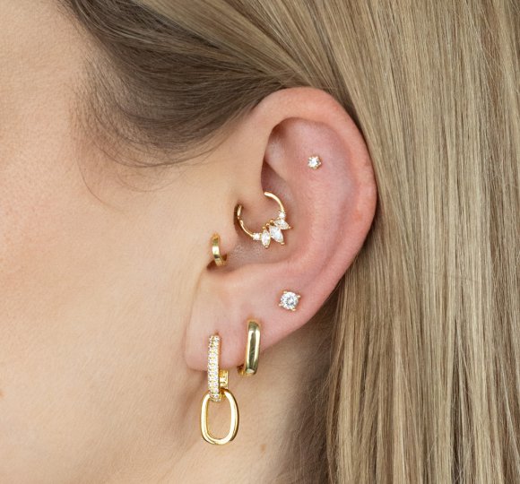 Marquise daith piercing