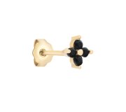Flower Daisy black stud M