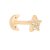 Reversible star moon piercing