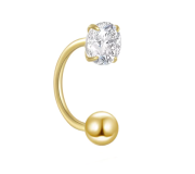Upside down earring