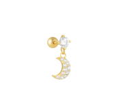 Hanging moon piercing 