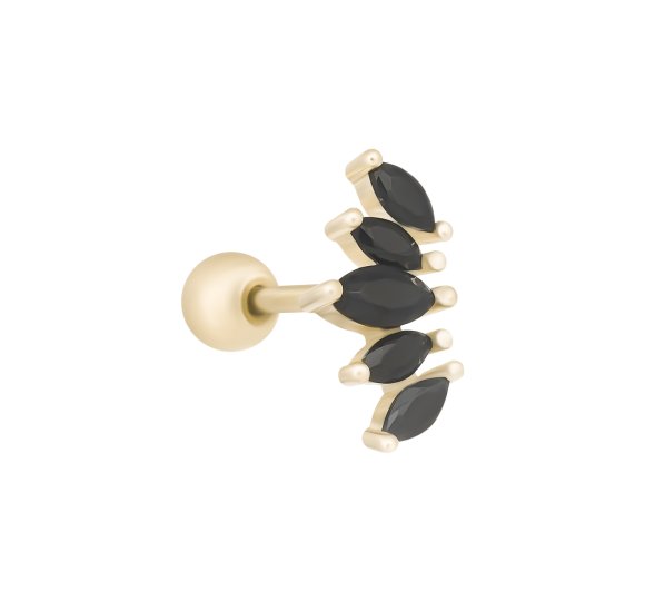 Marquise balck piercing 