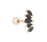 Marquise balck piercing 