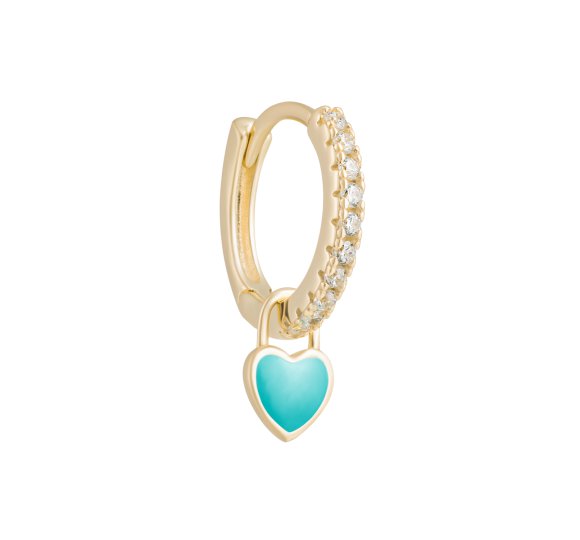 Candy heart turquoise