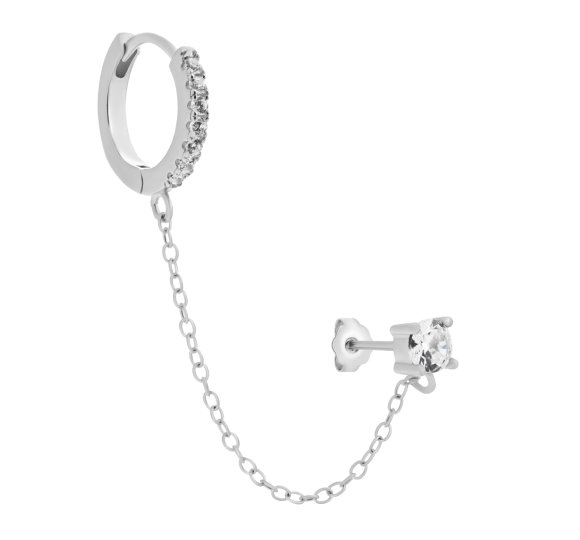 Shine double earrings