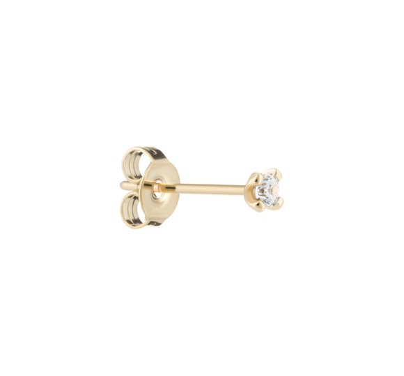Diamond dot stud S
