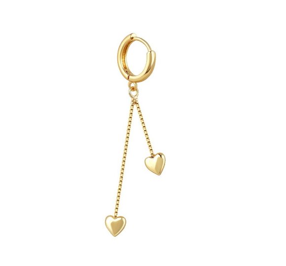 Amore hoop earrings