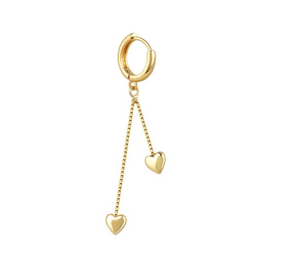 Amore hoop earrings