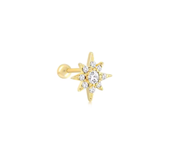 Polar shiny star piercing