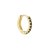 Black zircon hoop M