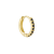 Black zircon hoop M