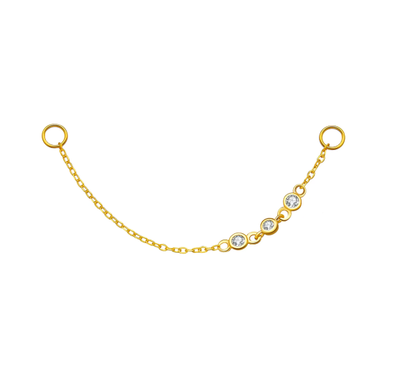 Zirconia connector chain