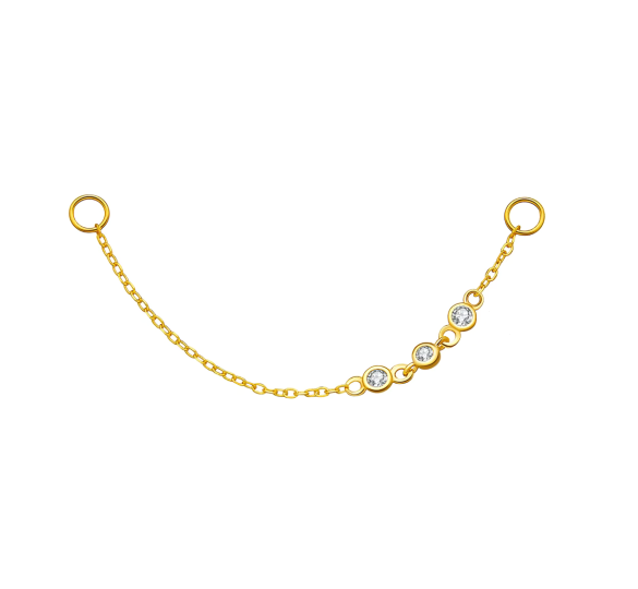 Zirconia connector chain