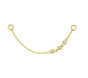 Zirconia connector chain