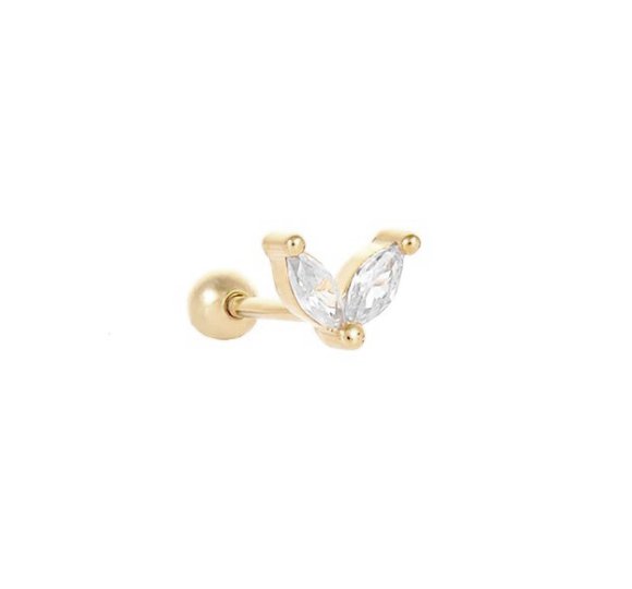 Leaf palm piercing