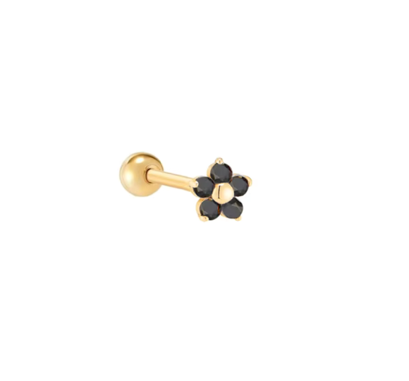 Black Flower piercing