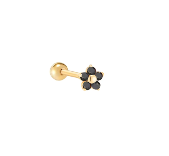 Black Flower piercing