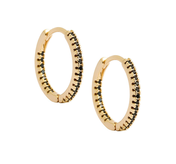 Infinity hoop black