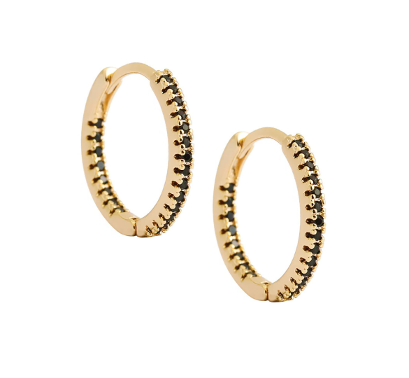 Infinity hoop black