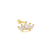 Marquise white piercing